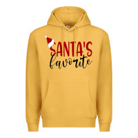 Mustard Santa's Favorite Ho Premium Hoodie - DesigneFamous