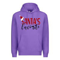 Purple Santa's Favorite Ho Premium Hoodie - DesigneFamous