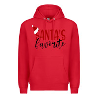Red Santa's Favorite Ho Premium Hoodie - DesigneFamous