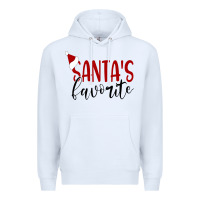 White Santa's Favorite Ho Premium Hoodie - DesigneFamous