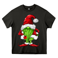 Asphalt green christmas gnomes Heavy Core Tee - FaDigitalArtStudio