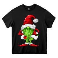 Black green christmas gnomes Heavy Core Tee - FaDigitalArtStudio