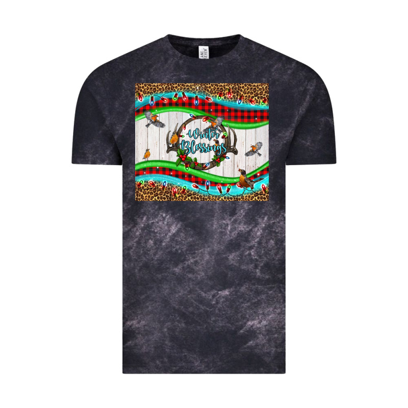 Winter Blessings Leopard Vintage Tee by LillyAllenDesigns | Teevron