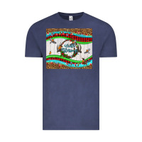 Vintage Denim winter blessings leopard Vintage Tee - LillyAllenDesigns