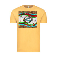 Vintage Mustard winter blessings leopard Vintage Tee - LillyAllenDesigns