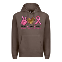 Coffee peace love cure Premium Hoodie - RanaPortraitStore