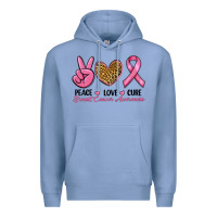 Colony Blue peace love cure Premium Hoodie - RanaPortraitStore