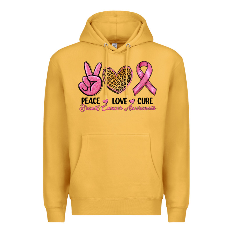 Peace Love Cure Premium Hoodie by RanaPortraitStore | Teevron