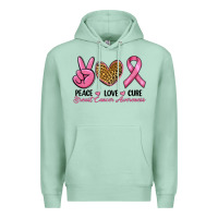 Seafoam peace love cure Premium Hoodie - RanaPortraitStore
