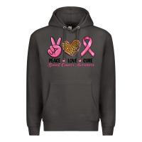 Smoke peace love cure Premium Hoodie - RanaPortraitStore