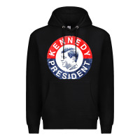 Black vintage 1960 kennedy for president Premium Hoodie - DesigneFamous