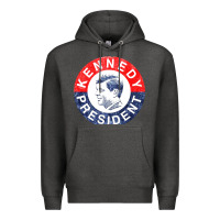 Charcoal Heather vintage 1960 kennedy for president Premium Hoodie - DesigneFamous