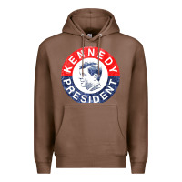 Chestnut vintage 1960 kennedy for president Premium Hoodie - DesigneFamous