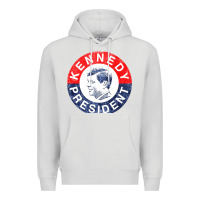 Dove Grey vintage 1960 kennedy for president Premium Hoodie - DesigneFamous