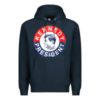 Navy vintage 1960 kennedy for president Premium Hoodie - DesigneFamous