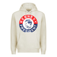 Oatmeal Heather vintage 1960 kennedy for president Premium Hoodie - DesigneFamous
