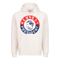Pale Pink vintage 1960 kennedy for president Premium Hoodie - DesigneFamous