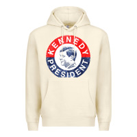 Sandshell vintage 1960 kennedy for president Premium Hoodie - DesigneFamous