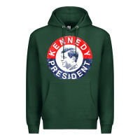 Sports Green vintage 1960 kennedy for president Premium Hoodie - DesigneFamous
