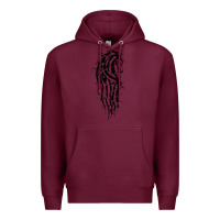 Burgundy horse of rohan active Premium Hoodie - DesigneFamous