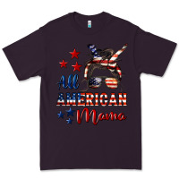 Plum All American Mama Premium Tee - LillyAllenDesigns