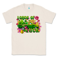 Natural Loads of luck St. Patricks Day Classic Tee - FaDigitalArtStudio
