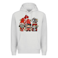 Dove Grey ladybug  gnomies Premium Hoodie - BarkalooDesign