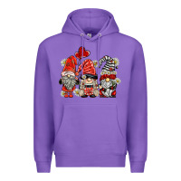 Purple ladybug  gnomies Premium Hoodie - BarkalooDesign