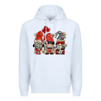 White ladybug  gnomies Premium Hoodie - BarkalooDesign