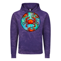 Cloud Purple crab Vintage Hoodie - BarkalooDesign