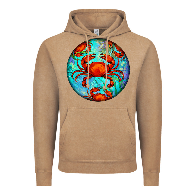Crab Vintage Hoodie by BarkalooDesign | Teevron