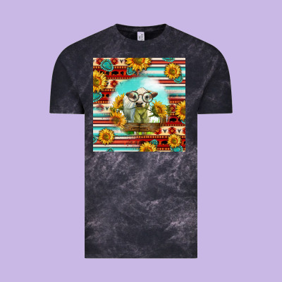 Charolais Calf Gemstone Vintage Tee Designed By Lillyallendesigns