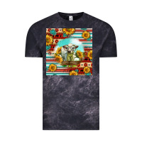 Cloud Black Charolais Calf Gemstone Vintage Tee - LillyAllenDesigns