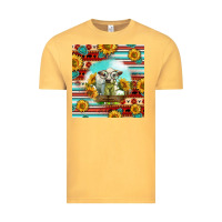 Vintage Mustard Charolais Calf Gemstone Vintage Tee - LillyAllenDesigns
