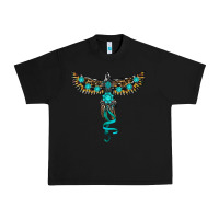 Black turquoise thunderbird Urban Heavy Tee - RanaPortraitStore