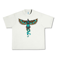 Pistachio turquoise thunderbird Urban Heavy Tee - RanaPortraitStore