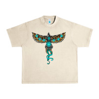 Sandshell turquoise thunderbird Urban Heavy Tee - RanaPortraitStore