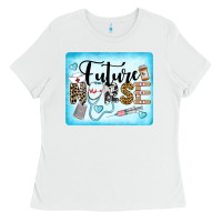 White Western Future Nurse Ladies Tee - LillyAllenDesigns