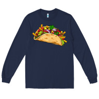 Navy mexican taco Long Sleeve Tee - Artiststas