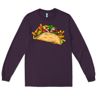 Plum mexican taco Long Sleeve Tee - Artiststas