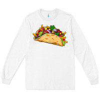 White mexican taco Long Sleeve Tee - Artiststas