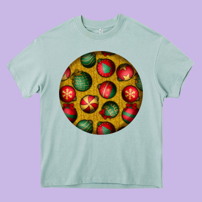 Christmas Heavy Core Tee Designed By Bundleandbundleshop