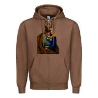 Chestnut Pet Portraits, Custom Pet Portraits, Renaissance Pet Portraits, Custom Zipper Hoodie - RanaPortraitStore