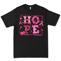 Black Hope Breast Cancer Awareness Fall Premium Tee - LillyAllenDesigns