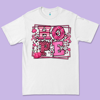 Hope Breast Cancer Awareness Fall Premium Tee Designed By Lillyallendesigns