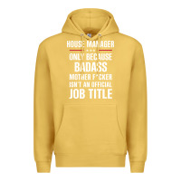 Antique Gold gift for badass house manager Premium Hoodie - DesigneFamous