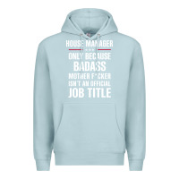 Blue Mist gift for badass house manager Premium Hoodie - DesigneFamous