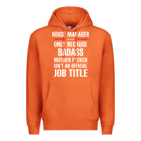 Carrot gift for badass house manager Premium Hoodie - DesigneFamous