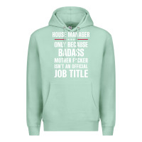Seafoam gift for badass house manager Premium Hoodie - DesigneFamous