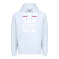 White gift for badass house manager Premium Hoodie - DesigneFamous